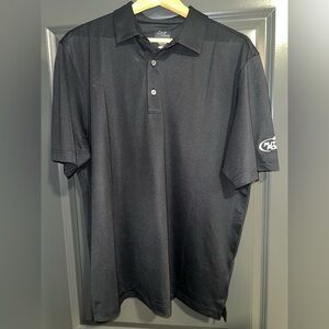 New** Collection B Black Performance Polo Shirt